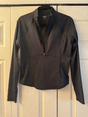 Old Navy Black Active Powersoft Quarter-Zip Pullover